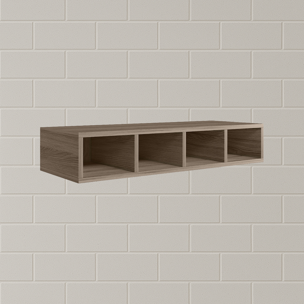 Aereo Nicho Garrafeiro MDF 80 cm Kali 16683 Carvalho Toq Nicioli