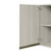 Armario Aereo 1 Porta MDF 25 cm Kali 12200 Bianco Toq Bianco Toq Nicioli