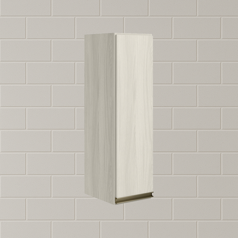 Armario Aereo 1 Porta MDF 25 cm Kali 12200 Bianco Toq Bianco Toq Nicioli