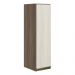 Armario Aereo 1 Porta MDF 25 cm Kali 12200 Carvalho Toq Bianco Toq Nicioli