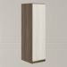 Armario Aereo 1 Porta MDF 25 cm Kali 12200 Carvalho Toq Bianco Toq Nicioli