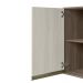 Armario Aereo 1 Porta MDF 25 cm Kali 12200 Carvalho Toq Bianco Toq Nicioli
