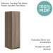 Armario Aereo 1 Porta MDF 25 cm Kali 12200 Carvalho Toq Carvalho Toq Nicioli