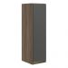 Armario Aereo 1 Porta MDF 25 cm Kali 12200 Carvalho Toq Chumbo Nicioli