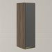 Armario Aereo 1 Porta MDF 25 cm Kali 12200 Carvalho Toq Chumbo Nicioli