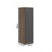 Armario Aereo 1 Porta MDF 25 cm Kali 12200 Carvalho Toq Chumbo Nicioli