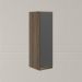 Armario Aereo 1 Porta MDF 25 cm Kali 12200 Carvalho Toq Chumbo Nicioli