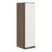 Armario Aereo 1 Porta MDF 25 cm Kali 12200 Carvalho Toq Off White Cetim Nicioli