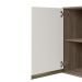 Armario Aereo 1 Porta MDF 25 cm Kali 12200 Carvalho Toq Off White Cetim Nicioli