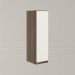 Armario Aereo 1 Porta MDF 25 cm Kali 12200 Carvalho Toq Off White Cetim Nicioli
