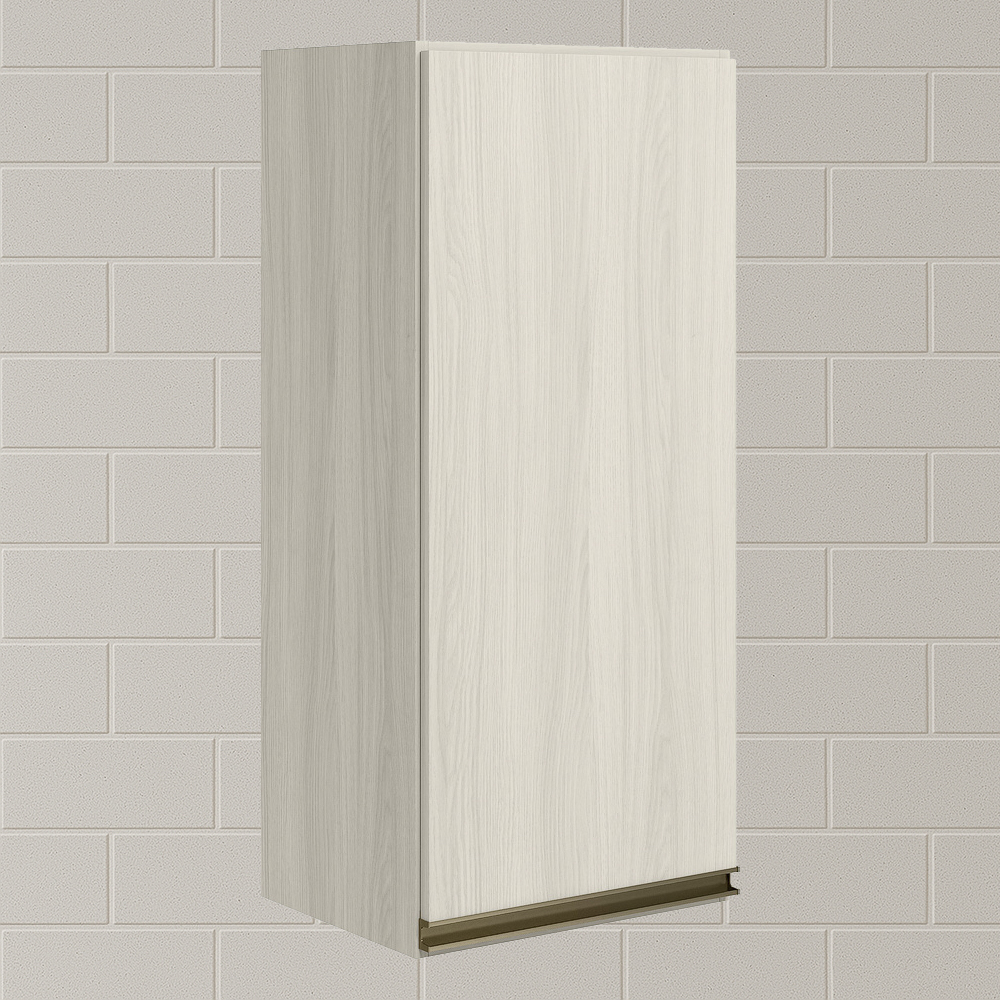 Armario Aereo 1 Porta MDF 30 cm Kali 12201 Bianco Toq Bianco Toq Nicioli
