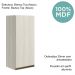 Armario Aereo 1 Porta MDF 30 cm Kali 12201 Bianco Toq Bianco Toq Nicioli