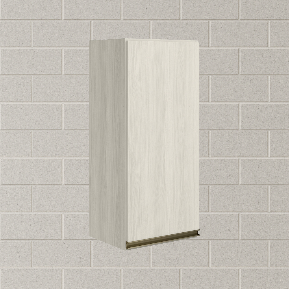 Armario Aereo 1 Porta MDF 30 cm Kali 12201 Bianco Toq Bianco Toq Nicioli