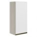 Armario Aereo 1 Porta MDF 30 cm Kali 12201 Bianco Toq Branco Uv Nicioli