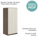 Armario Aereo 1 Porta MDF 30 cm Kali 12201 Carvalho Toq Bianco Toq Nicioli