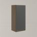 Armario Aereo 1 Porta MDF 30 cm Kali 12201 Carvalho Toq Chumbo Nicioli