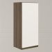 Armario Aereo 1 Porta MDF 30 cm Kali 12201 Carvalho Toq Off White Cetim Nicioli
