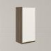 Armario Aereo 1 Porta MDF 30 cm Kali 12201 Carvalho Toq Off White Cetim Nicioli