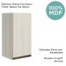 Armario Aereo 1 Porta MDF 35 cm Kali 16089 Bianco Toq Bianco Toq Nicioli