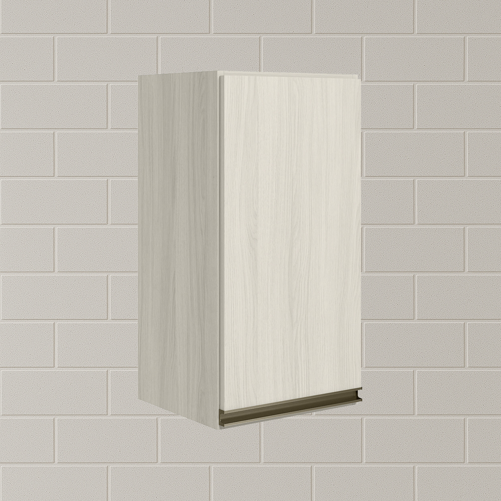 Armario Aereo 1 Porta MDF 35 cm Kali 16089 Bianco Toq Bianco Toq Nicioli
