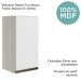 Armario Aereo 1 Porta MDF 35 cm Kali 16089 Bianco Toq Branco Uv Nicioli