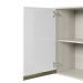 Armario Aereo 1 Porta MDF 35 cm Kali 16089 Bianco Toq Branco Uv Nicioli