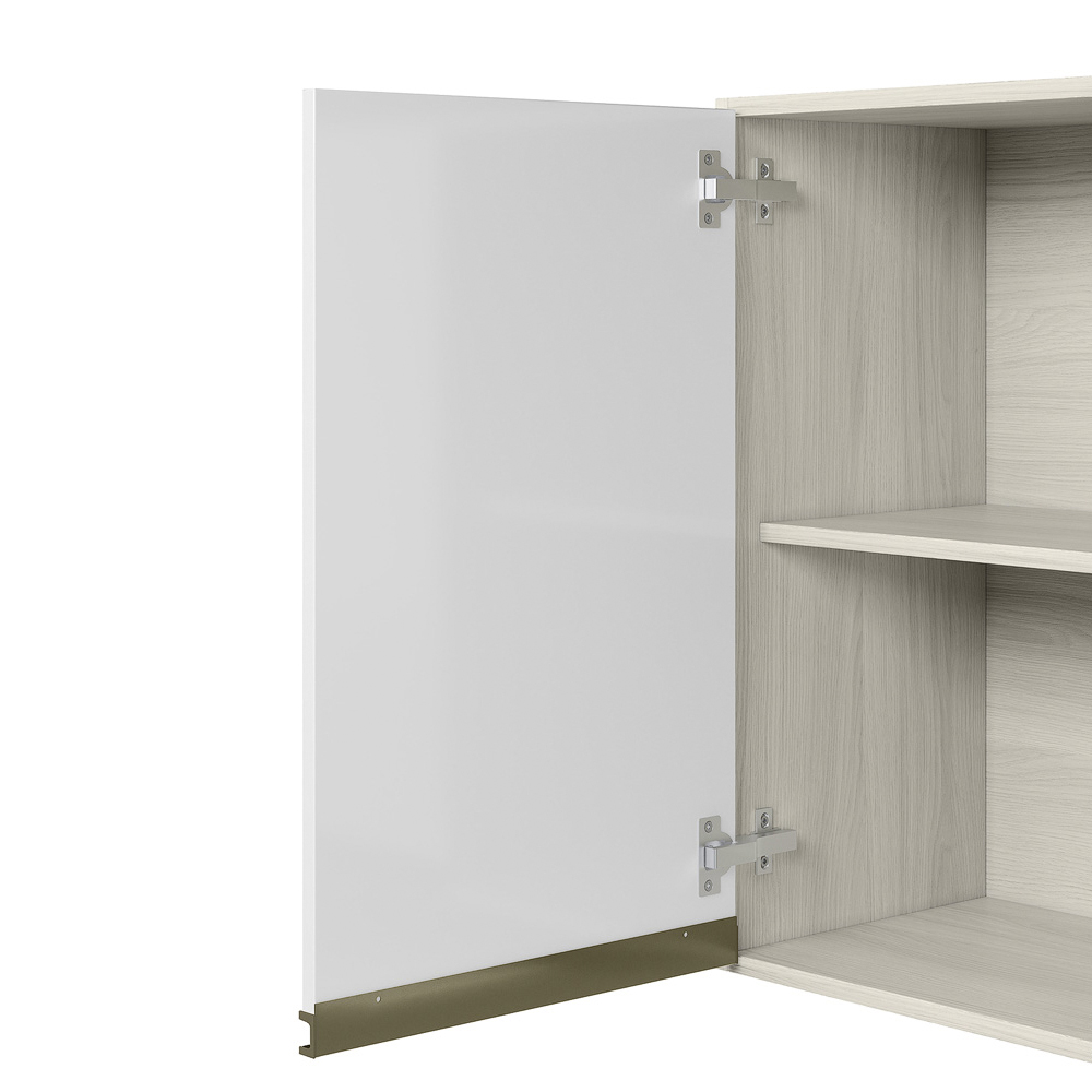 Armario Aereo 1 Porta MDF 35 cm Kali 16089 Bianco Toq Branco Uv Nicioli