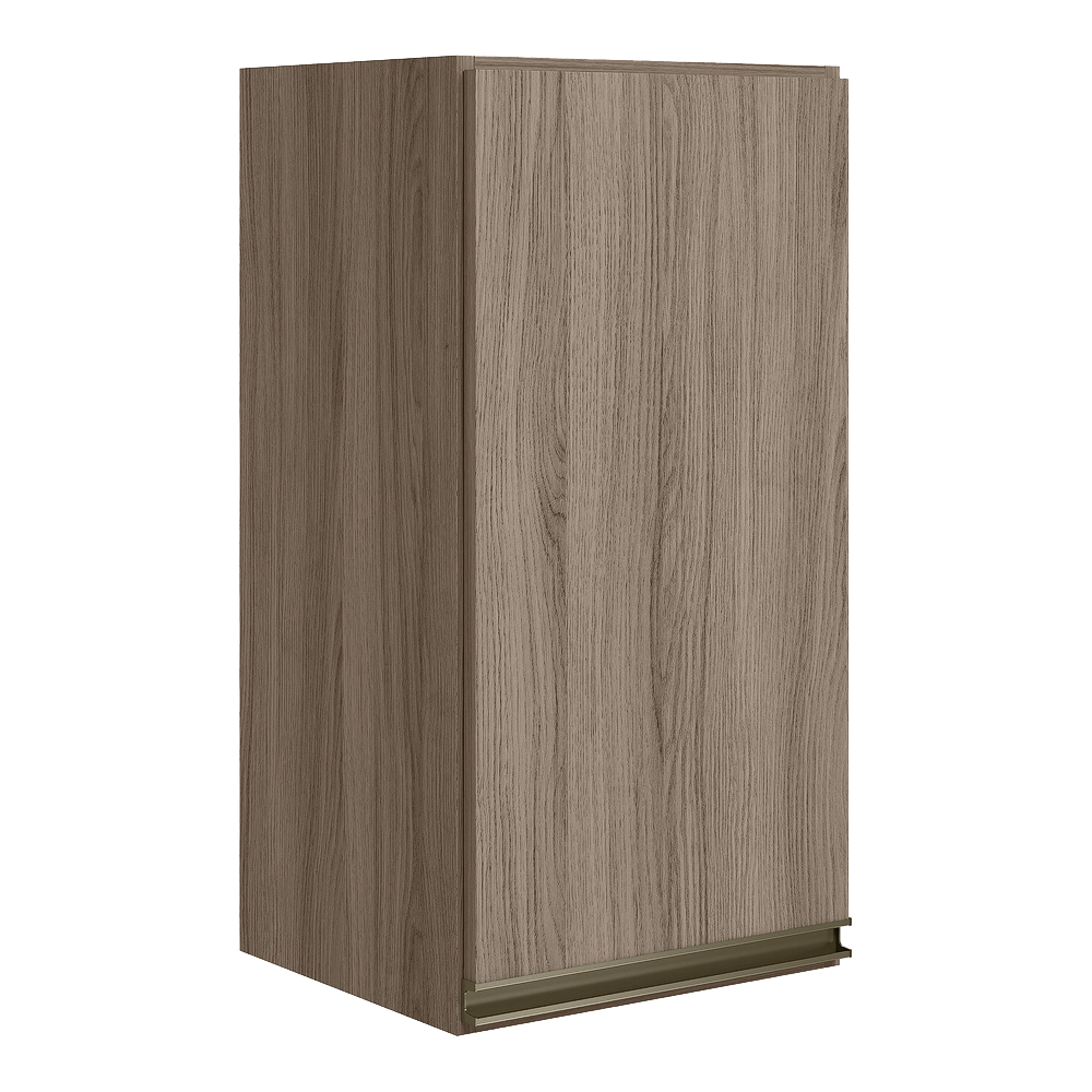 Armario Aereo 1 Porta MDF 35 cm Kali 16089 Carvalho Toq Carvalho Toq Nicioli