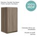 Armario Aereo 1 Porta MDF 35 cm Kali 16089 Carvalho Toq Carvalho Toq Nicioli