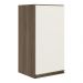 Armario Aereo 1 Porta MDF 35 cm Kali 16089 Carvalho Toq Off White Cetim Nicioli