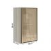 Armario Aereo 1 Porta Vidro MDF 40 cm Kali 1220261 Bianco Toq Nicioli
