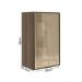 Armario Aereo 1 Porta Vidro MDF 40 cm Kali 1220261 Carvalho Toq Nicioli
