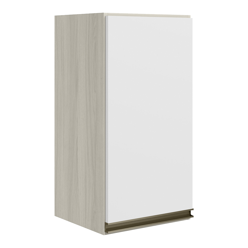 Armario Aereo 1P MDF 40 cm Kali 12202 Bianco Toq Branco Uv Nicioli