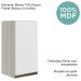 Armario Aereo 1P MDF 40 cm Kali 12202 Bianco Toq Branco Uv Nicioli