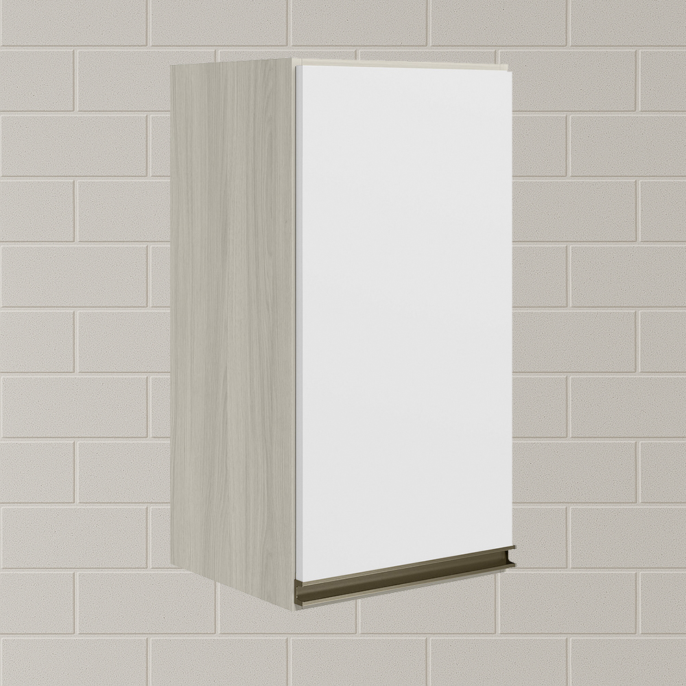 Armario Aereo 1P MDF 40 cm Kali 12202 Bianco Toq Branco Uv Nicioli