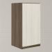 Armario Aereo 1P MDF 40 cm Kali 12202 Carvalho Toq Bianco Toq Nicioli