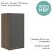 Armario Aereo 1P MDF 40 cm Kali 12202 Carvalho Toq Chumbo Nicioli