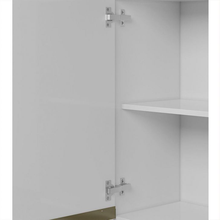 Prateleira de casa de banho sobre sanita Madrid, com duas portas e  prateleiras
