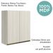 Armario Aereo 2 Portas MDF 60 cm Kali 12205 Bianco Toq Bianco Toq Nicioli