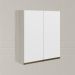 Armario Aereo 2 Portas MDF 60 cm Kali 12205 Bianco Toq Branco Uv Nicioli