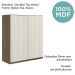 Armario Aereo 2 Portas MDF 60 cm Kali 12205 Carvalho Toq Bianco Toq Nicioli