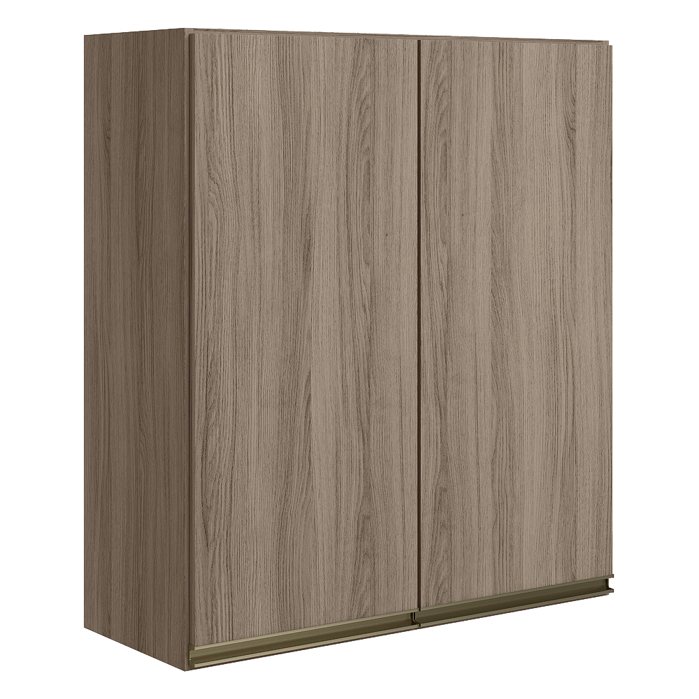 Armario Aereo 2 Portas MDF 60 cm Kali 12205 Carvalho Toq Carvalho Toq Nicioli