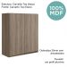 Armario Aereo 2 Portas MDF 60 cm Kali 12205 Carvalho Toq Carvalho Toq Nicioli