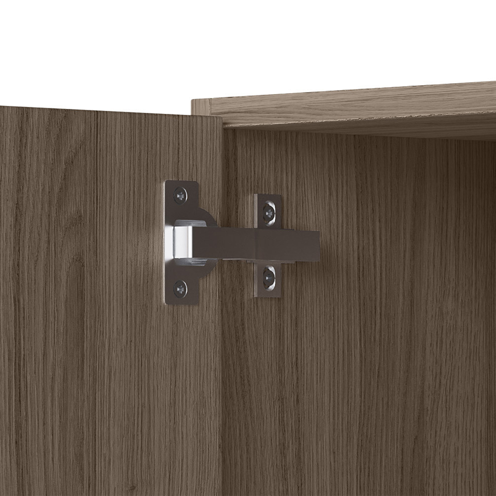 Armario Aereo 2 Portas MDF 60 cm Kali 12205 Carvalho Toq Carvalho Toq Nicioli