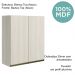 Armario Aereo 2 Portas MDF 70 cm Kali 12208 Bianco Toq Bianco Toq Nicioli