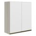Armario Aereo 2 Portas MDF 70 cm Kali 12208 Bianco Toq Branco Uv Nicioli