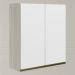 Armario Aereo 2 Portas MDF 70 cm Kali 12208 Bianco Toq Branco Uv Nicioli