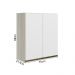 Armario Aereo 2 Portas MDF 70 cm Kali 12208 Bianco Toq Branco Uv Nicioli