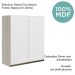 Armario Aereo 2 Portas MDF 70 cm Kali 12208 Bianco Toq Branco Uv Nicioli