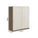 Armario Aereo 2 Portas MDF 70 cm Kali 12208 Carvalho Toq Bianco Toq Nicioli